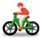 Person Biking - Light emoji on Samsung